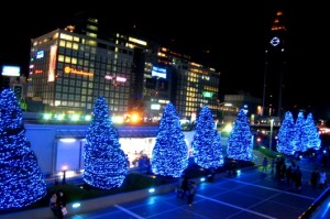 新宿のクリスマスイルミネーション